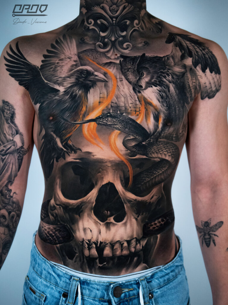 Abstract Surealism Tattoo - Dado Obsessed Tattoos 4