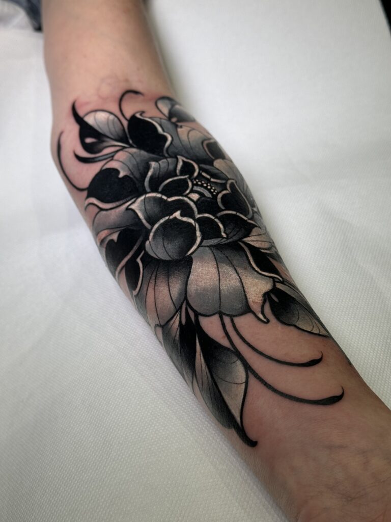 Black and Grey Tattoo - Anton Obsessed Tattoos 1