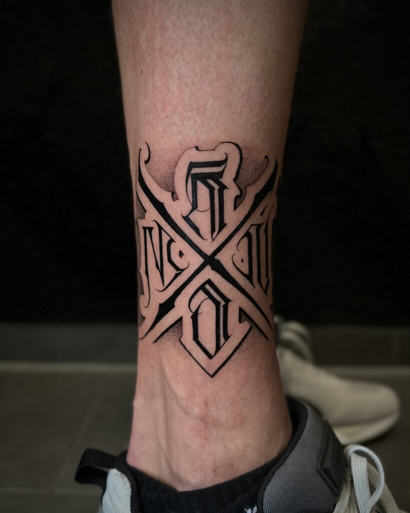 Lettering Tattoo - Anton Obsessed Tattoos 3