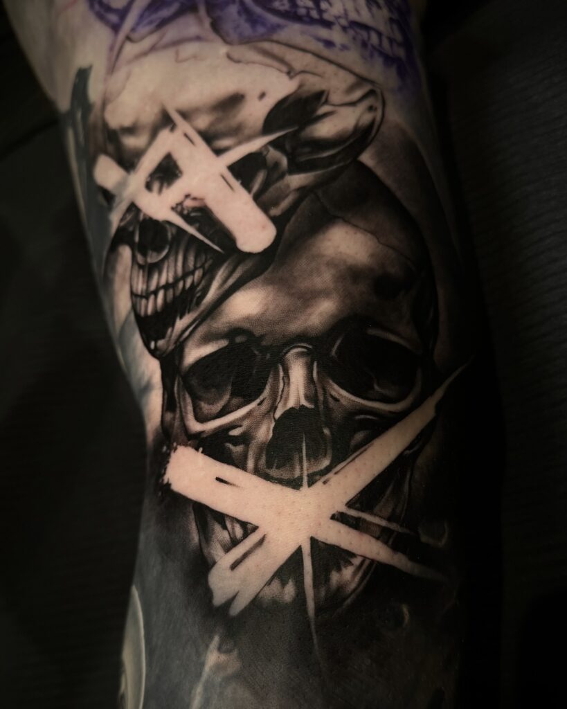 Black and Grey Tattoo - Anton Obsessed Tattoos 11