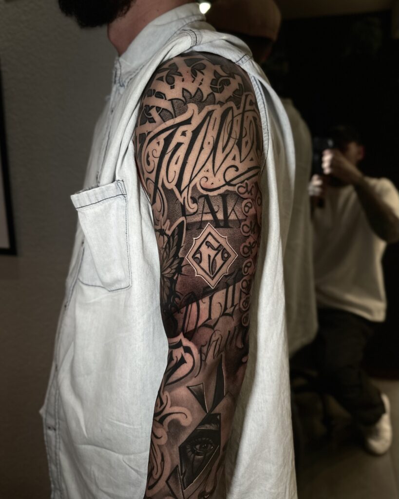 Lettering Tattoo - Anton Obsessed Tattoos 17