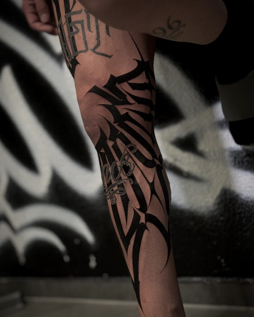 Lettering Tattoo - Anton Obsessed Tattoos 4