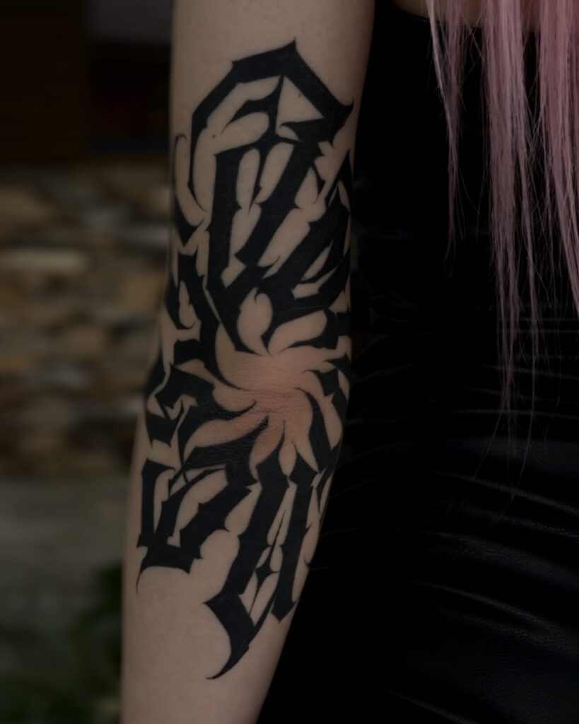 Lettering Tattoo - Anton Obsessed Tattoos 18