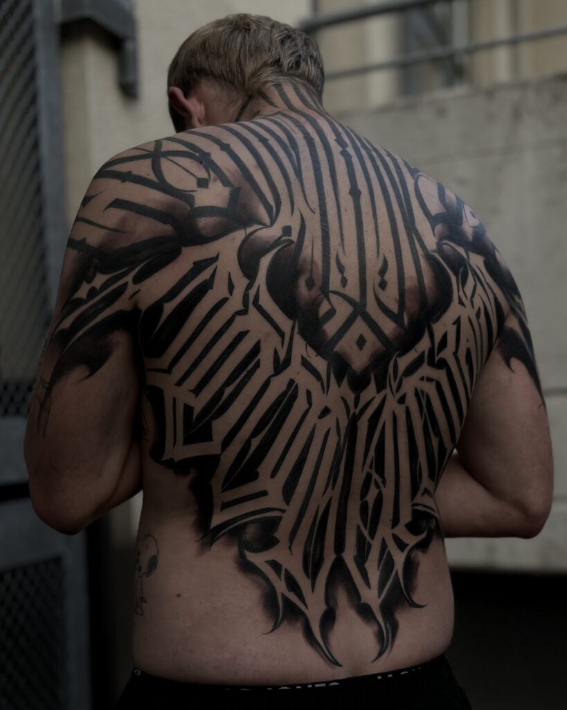 Lettering Tattoo - Anton Obsessed Tattoos 6