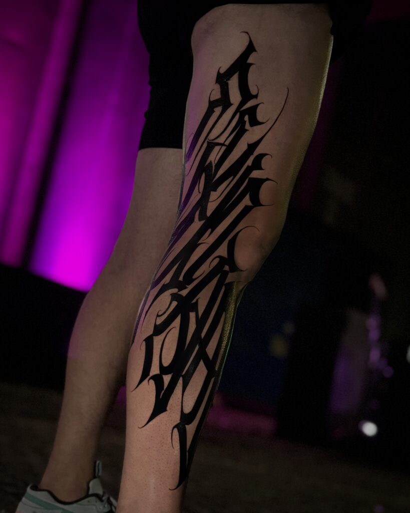 Lettering Tattoo - Anton Obsessed Tattoos 8