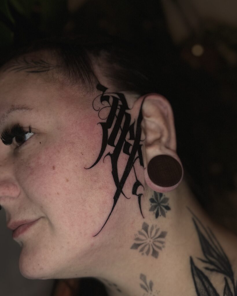 Lettering Tattoo - Anton Obsessed Tattoos 24