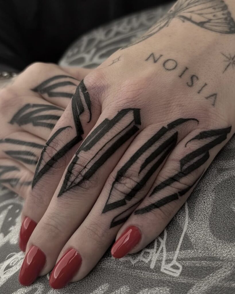 Lettering Tattoo - Obsessed Tattoos 1