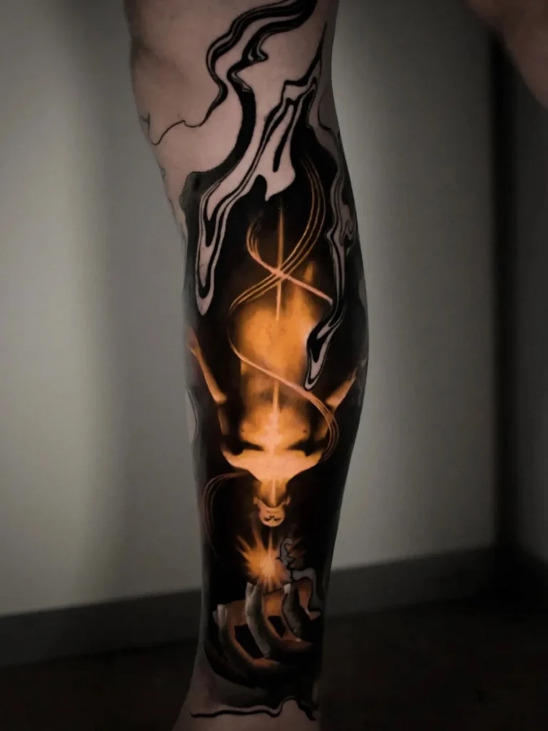 Abstract Surealism Tattoo - Dado Obsessed Tattoos 3