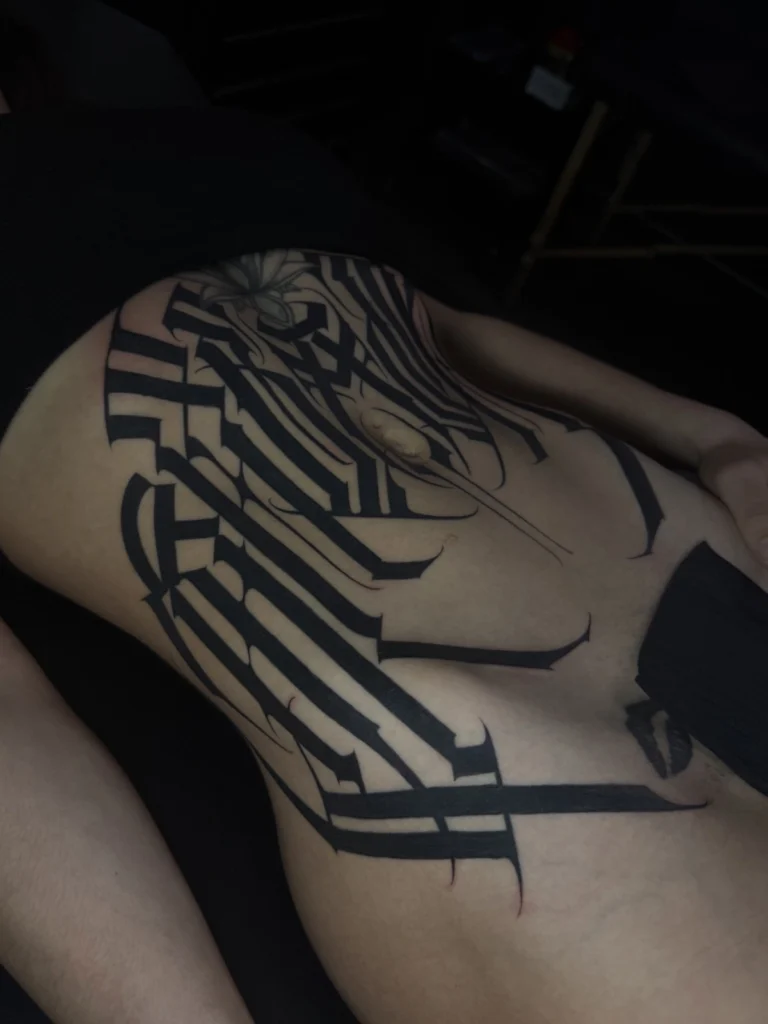 Lettering - Tattoo Artist Anton, Obsessed Tattoo 3