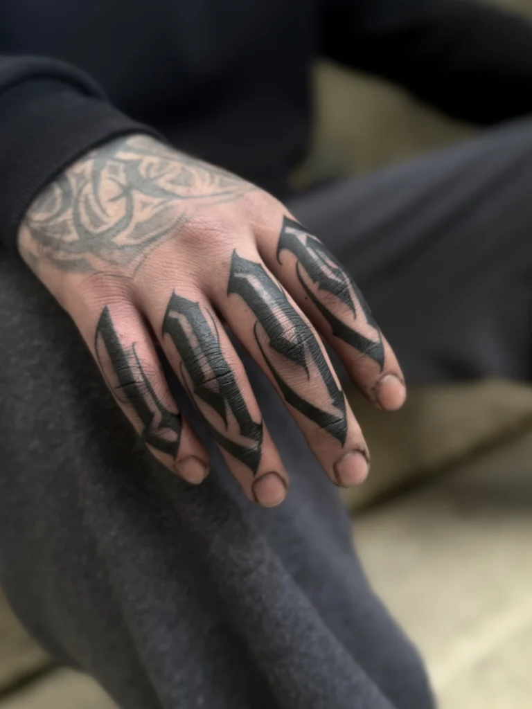 Lettering - Tattoo Artist Anton, Obsessed Tattoo 10